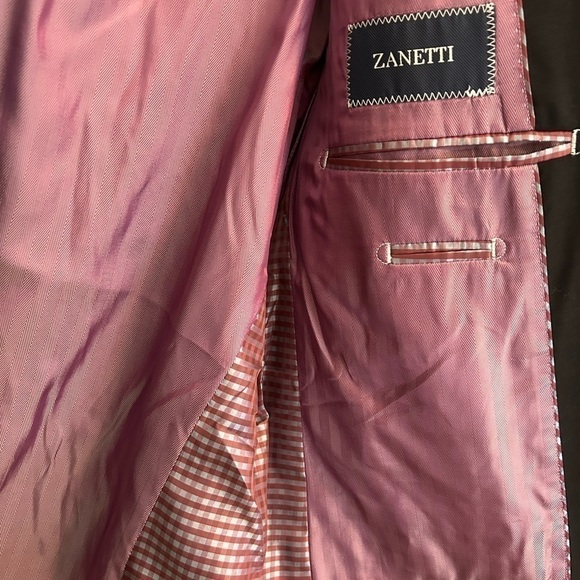 𝅺zanetti Porto suit wool blazer in black - Picture 10 of 10